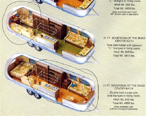 Floorplan Sovereign 1973 Airstream Forums Travel Trailer Floor