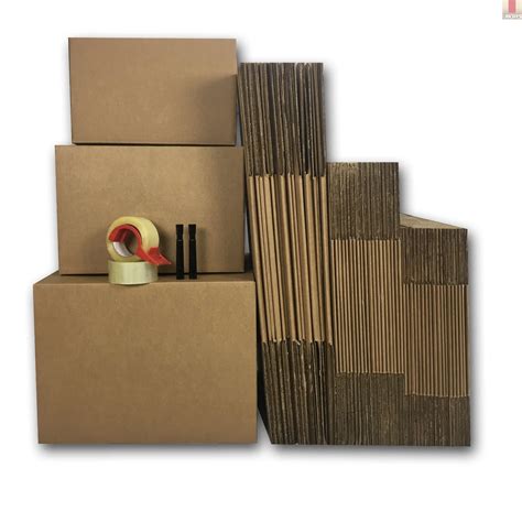 Uboxes Moving Boxes 3 Room Economy Kit 40 Boxes And Packing Supplies