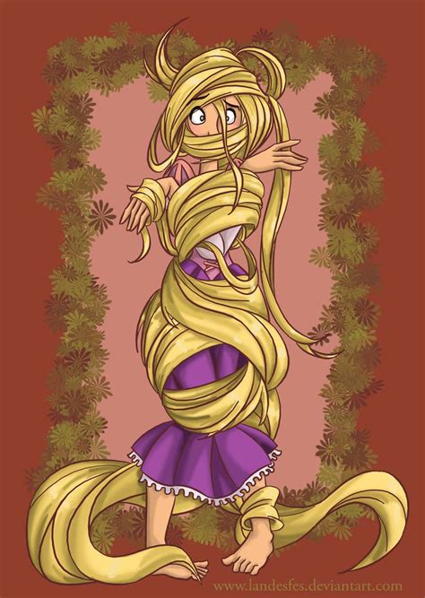 Very Tangled By ~landesfes On Deviantart Disney Princess Rapunzel