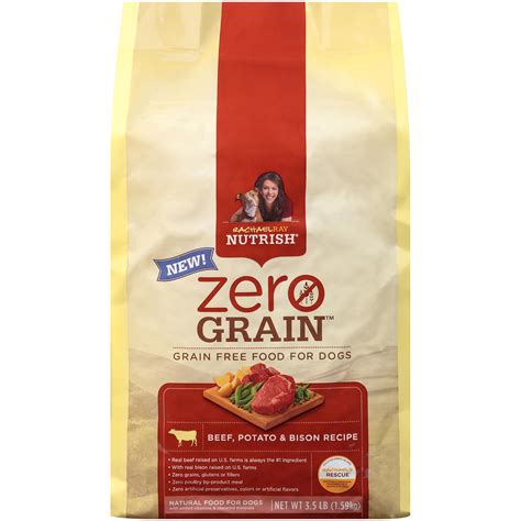 Zero grain™ turkey and potato dry dog food recipe. Rachael Ray Nutrish Zero Grain Natural Dry Dog Food, Beef ...