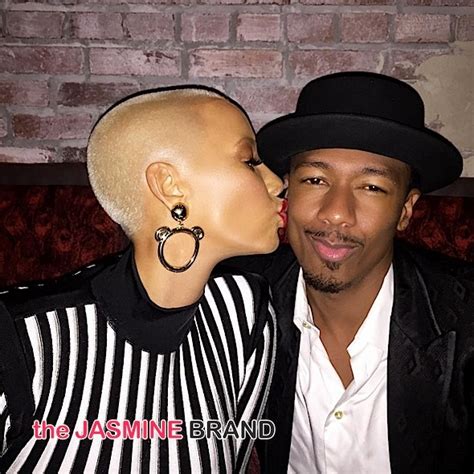 Amber Rose Gets Kissy Face With Nick Cannon Inadvertently Lures