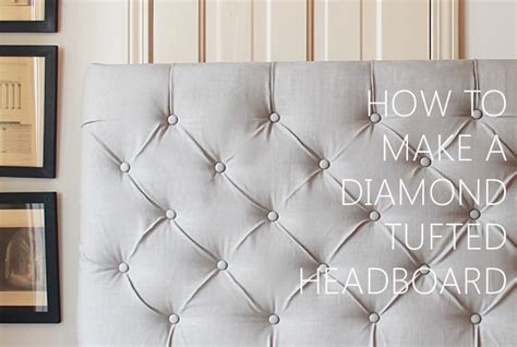 How To Make A Diamond Tufted Headboard Diamond Tufted Headboard