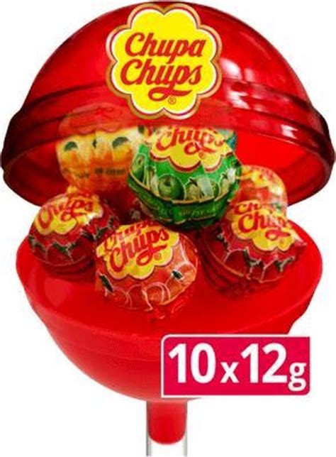 Chupa Mega Mini Chups 10 Lollys Bol