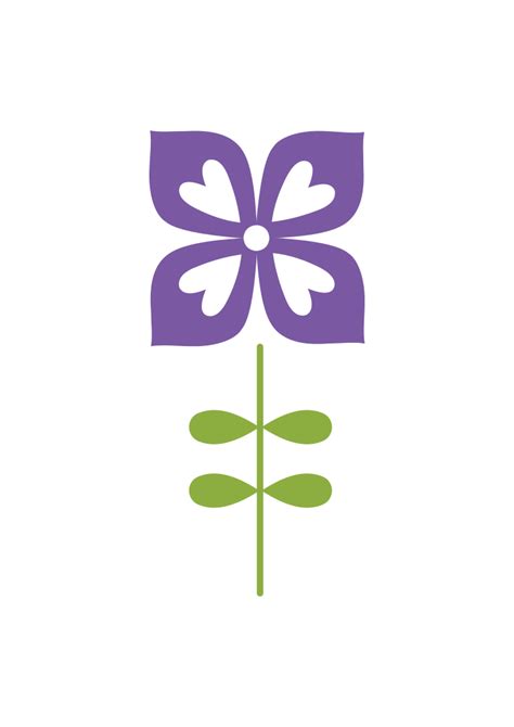 Simple Flower Free SVG File - SvgHeart.com