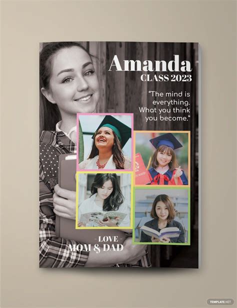 Senior Yearbook Ad Full Page Template In Word Publisher Psd Indesign