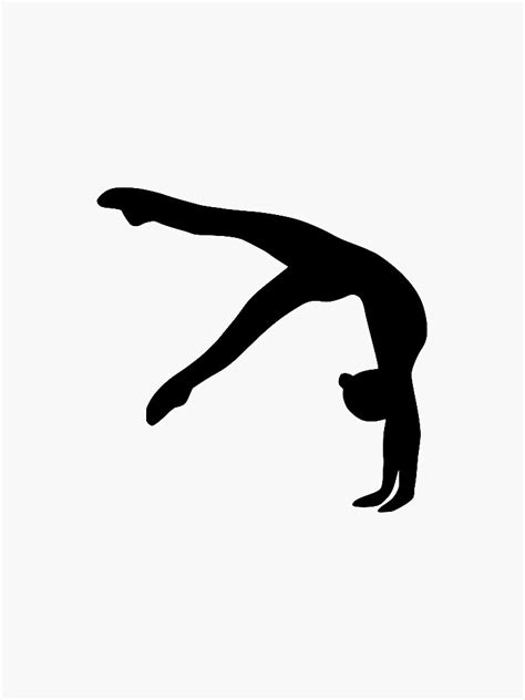 Gymnastics Silhouette Svg