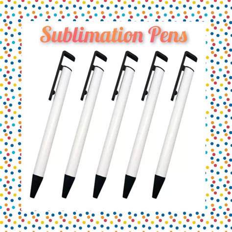 Sublimation Pens Blanks With Shrink Wrap 5 Pack Or 10 Pack Etsy Uk