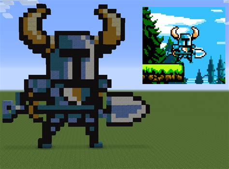Steam Community Minecraft Pixel Art Shovel Knight