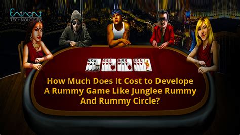 The remainder of the deck is placed in the middle of the table and a single card is turned face up alongside it. How much does it cost to develop a Rummy Game like Junglee Rummy & Rummy Circle