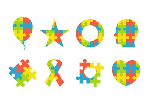 Colorful Puzzle Symbol Of Autism 145935 Vector Art At Vecteezy
