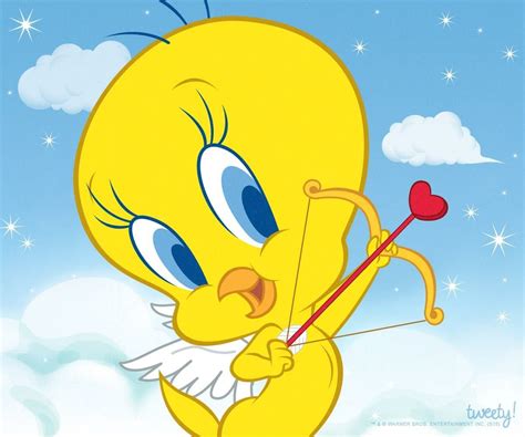 Happy Valentine S Day Tweety Bird Drawing Tweety Drawing Cartoon Faces