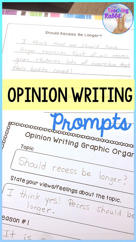 Opinion Writing Prompts Opinion Writing Opinion Writing Prompts 4th