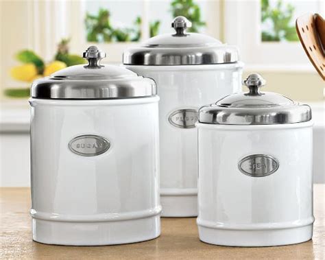 20 White Kitchen Canister Set Pimphomee