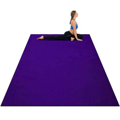 Gymax Large Yoga Mat 6 X 4 X 8 Mm Thick Workout Mats For Home Gym