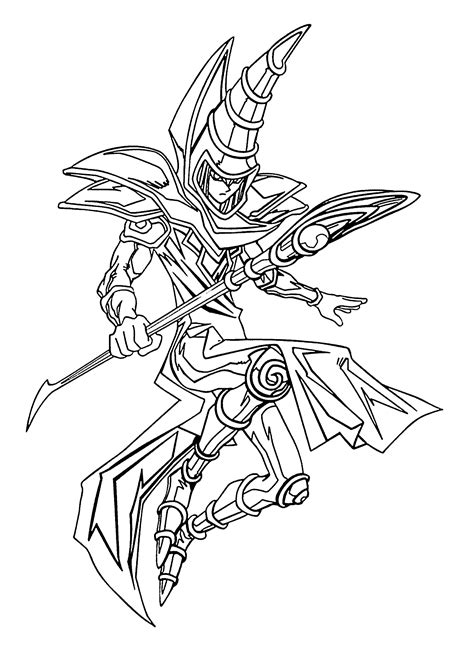 Yu Gi Oh Coloring Pages Brodericknhernendez