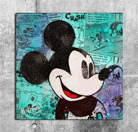 Mickey Mouse Art Print Mickey Mouse Artwork Print Andy Etsy Mickey