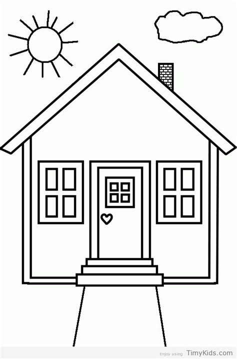 Free Printable House Coloring Pages For Kids Coloring Home Coloring