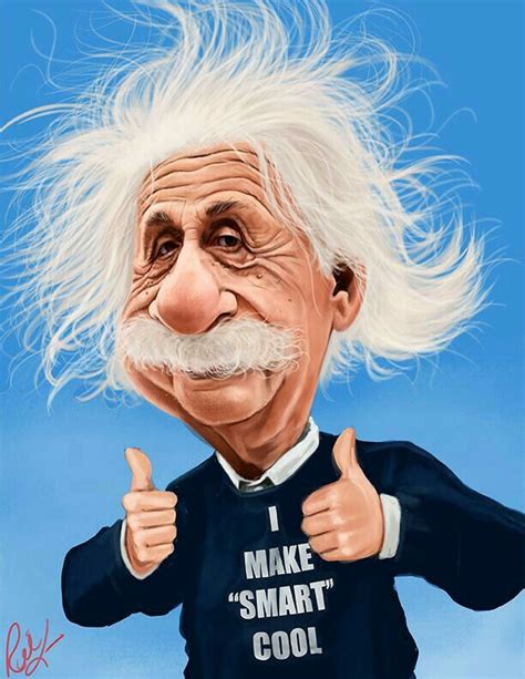 Albert Einstein Caricature Funny Face Drawings Funny Caricatures