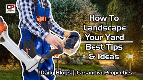 How To Landscape Your Yard | Best Tips & Ideas | Real Estate - YouTube