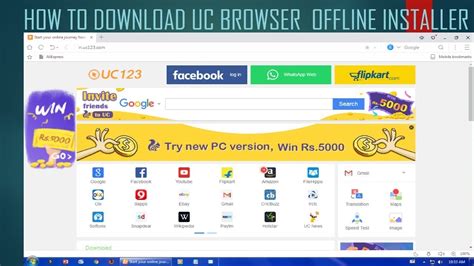 In india uc browser was the leading browser from october 2013 through june 2017, peaking at 46% browser share. How To Download UC Browser Offline Installer For PC - YouTube