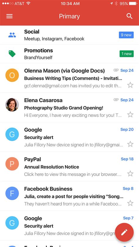 Gmail Gmail For Mobile Devices