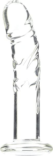 medium 8 realistic glass dildo by spartacus uk health and personal care