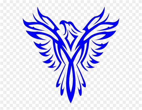 Blue Phoenix Png Blue Phoenix Bird Logo Clipart 3965275 Pinclipart