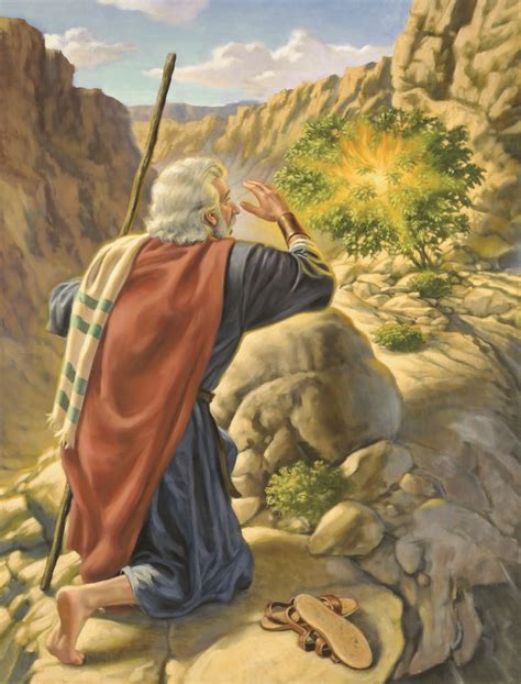 Old Testament 2 Lesson 6 Moses And The Burning Bush Seeds Of Faith