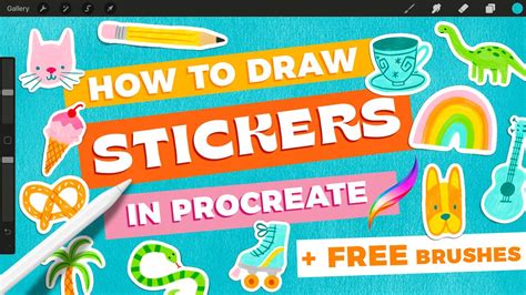 How To Make Stickers With Procreate Bardot Brush Procreate Brushes