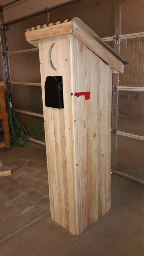 Outhouse Mailbox Stand Mailbox Stand Outhouse Custom Wood Designs