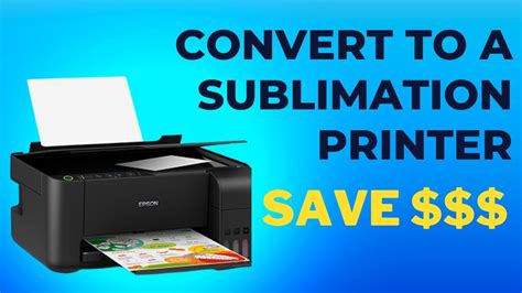 How To Convert To A Sublimation Printer Save Ecotank Subliminal