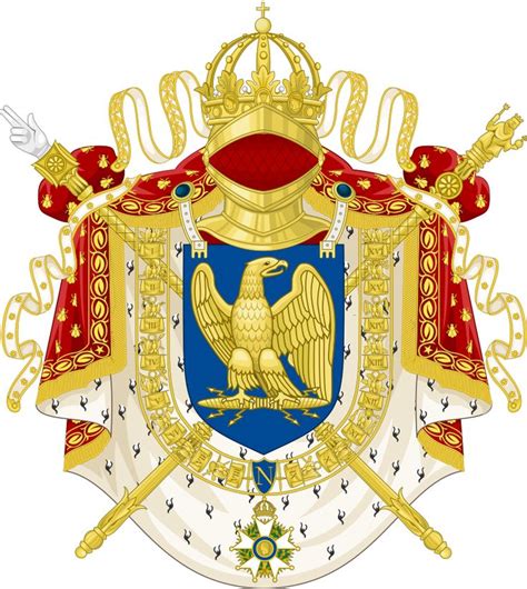 Imperial Coat Of Arms Of France 1804 1815 Исторические гербы