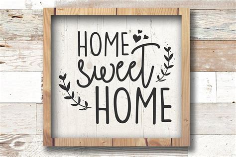 Home Sign Home Sweet Home Farmhouse Svg 404460 Svgs Design