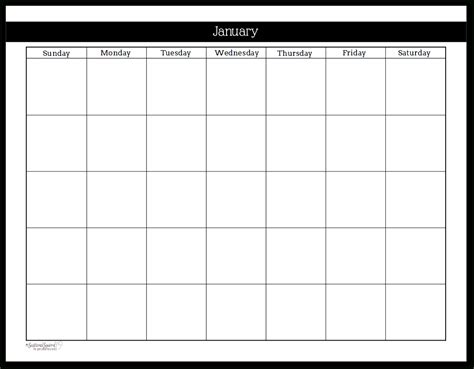 Frree Undated Printable Calendar Month Calendar Printable