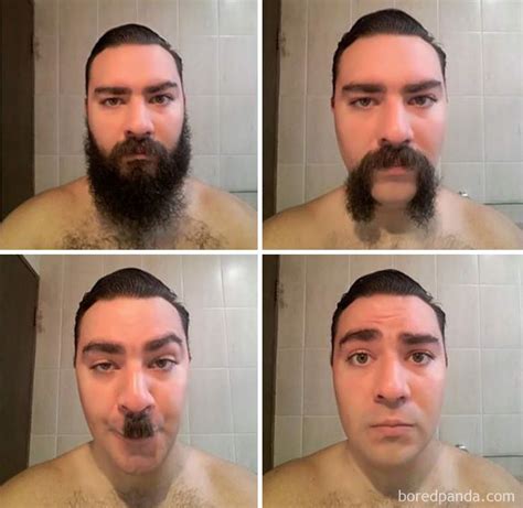 50 Men Before After Shaving That You Wont Believe Are The Same