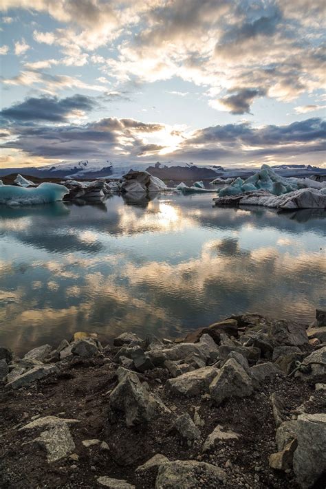 Gletscherlagune Jökulsárlón Eisberge In Island Travel Forever