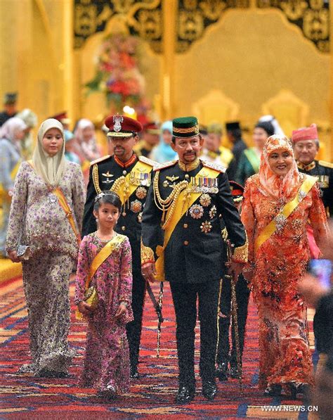 Royal Wedding Ceremonies Held For Brunei Sultans Son Cn
