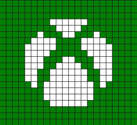 Xbox Logo Pixel Art In 2024