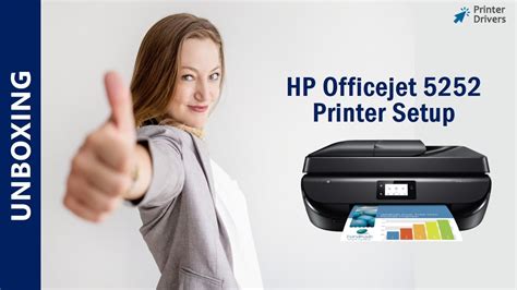 Hp Officejet 5252 Printer Setup Printer Drivers Wi Fi Setup Unbox