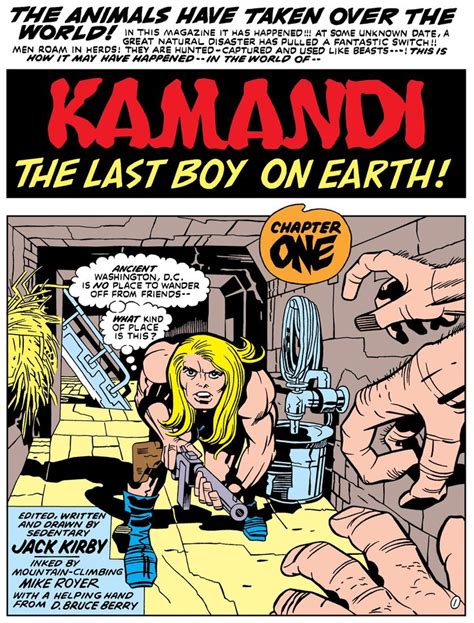 Kamandi The Last Boy On Earth 16 Art By Jack Kirby Mike Royer And D