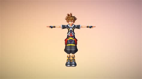 Kingdom Hearts 2 Final Mix Jpn Sora 3d Model By Prestoneast03