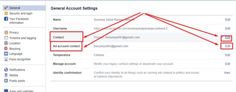 How To Change Facebook Email All Steps To Change The Email Address