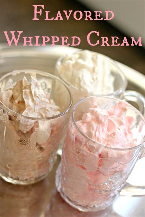 What's the difference between cooking cream (35%) and whipping cream (35%)? Flavored Whipped Cream Recipes - Clever Housewife