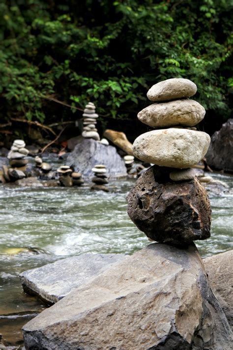 Download the free graphic resources in the form of png, eps, ai or psd. nature, River, Rock, Stone, Equilibrium, Zen Wallpapers HD ...