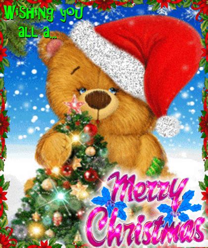 A Cute Teddy Christmas Ecard Free Merry Christmas Wishes
