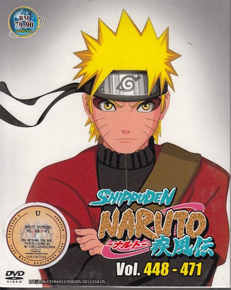 Dvd Anime Naruto Shippuden Vol448 471 Box Set 24 Episode