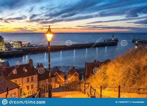 199 Steps Whitby North Yorkshire Stock Image Image Of Building