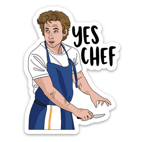 Yes Chef Sticker Brittany Paige