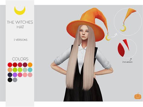 The Sims Resource Simblreen 2018 The Witches Hat 2 Vers