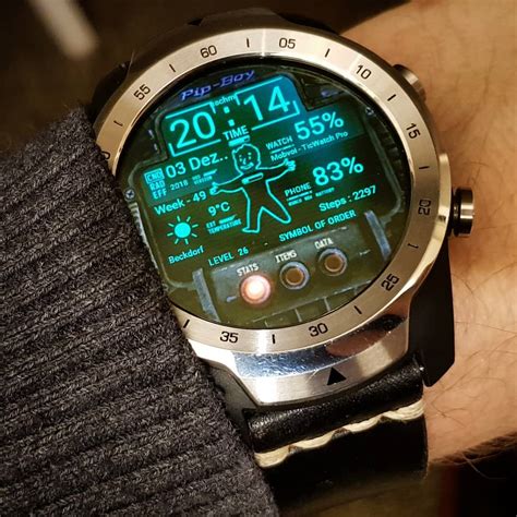 Pip Boy Configurable V162 Wear Os Watchface Ticwatch Pro